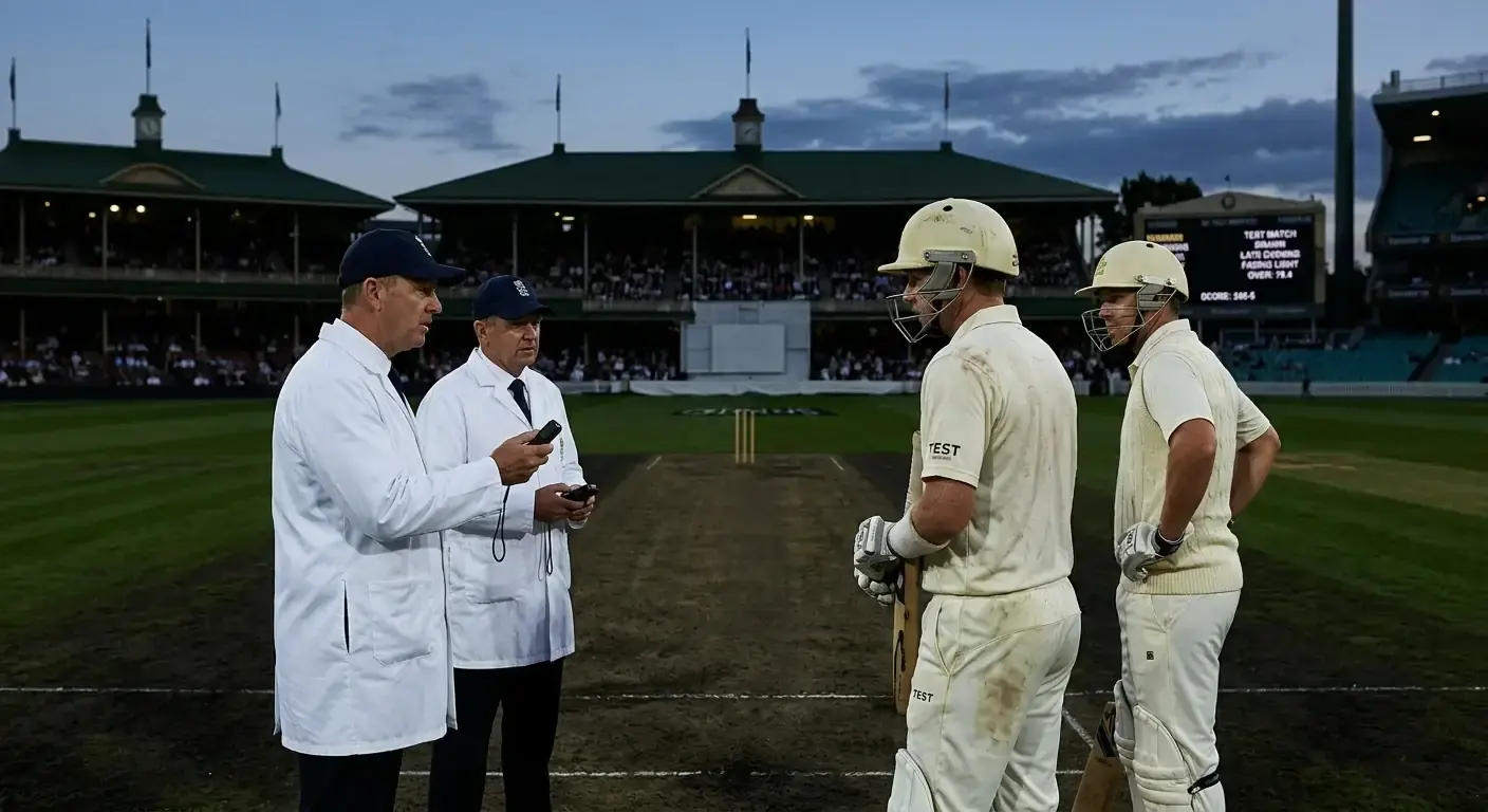 Test cricket umpires offering the light to batters as a draw approaches at the end of day five